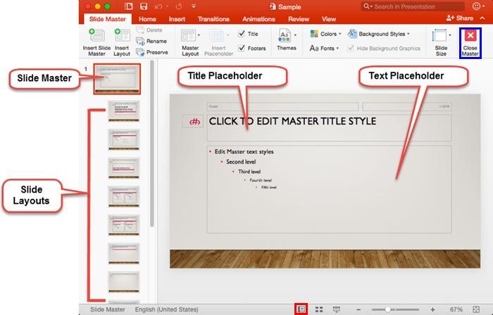 create slide master powerpoint for mac